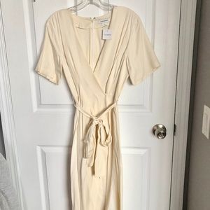 New - Club Monaco Asymmetrical Wrap Dress